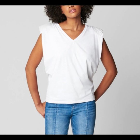 Blank NYC “Might Be Right’ Sleeveless Tee - Size L - Picture 1 of 3